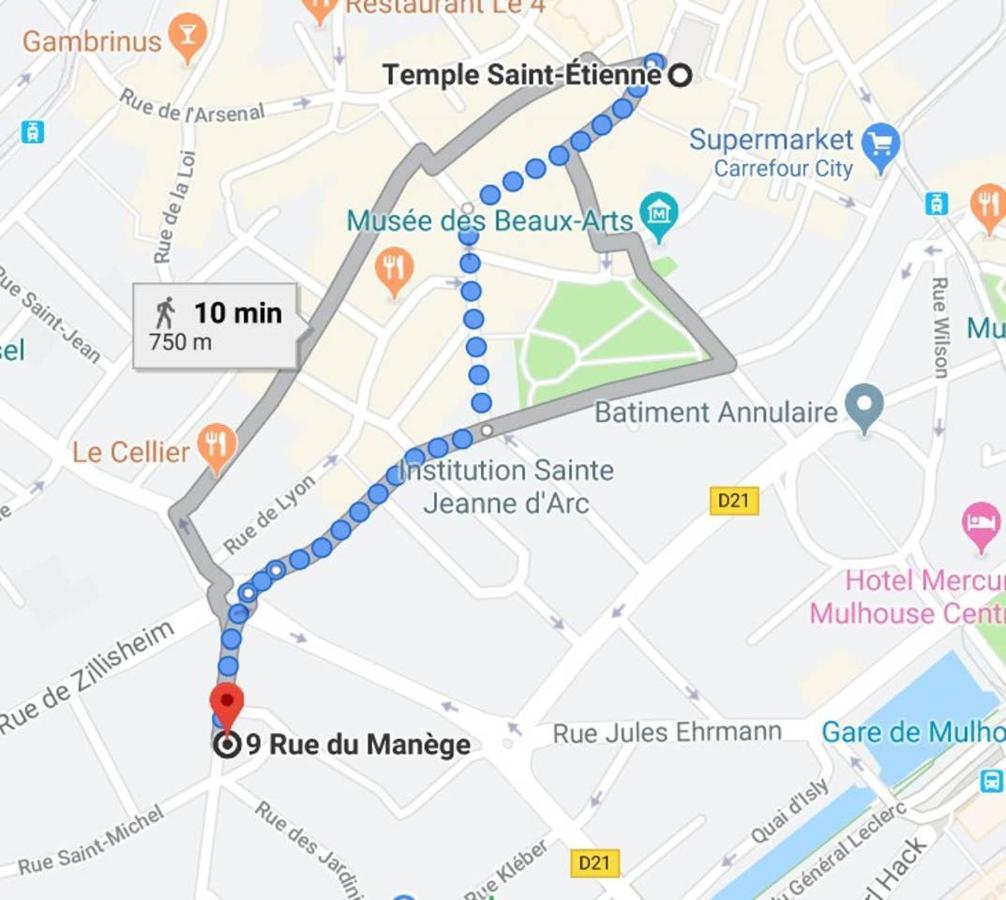 Апартаменты 3P Cosy A Mulhouse, 55 M2 Экстерьер фото